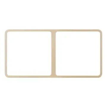 SIEMENS Dual-Frame Bezel, 5UH11162NC03 Sun Gold, Zita Series
