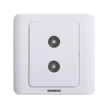 SIEMENS 2-outlet TV socket (5-850MHz), 5TG01121CC1