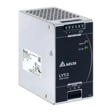 Delta Industrial Power Supply Switching Power Supply, Rail-Mounted Type, with DC Relay Dry Contact, DRL-24V 240W 1AS