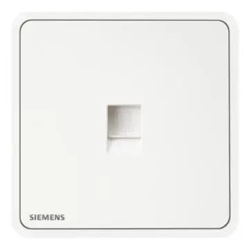 SIEMENS Category 6 Computer Socket, 5UH11713NC01, Chenxi White, Ruiyi Zita Series