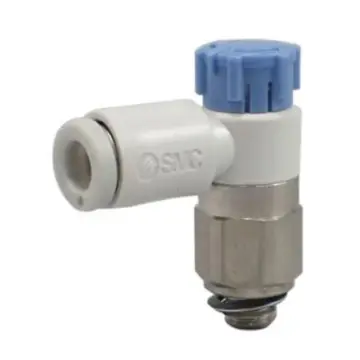 SMC elbow speed control valve, AS1211F-M5E-02A intake throttling valve