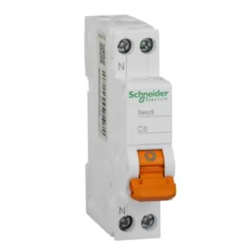 Schneider Electric miniature circuit breaker, MGNEA9A45C6 C6A