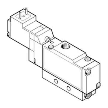 Festo 2-position 3-way solenoid valve, MOEH-3/2-1/8-B, 173428