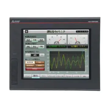 GT2708-STBA Mitsubishi 8.4-inch TFT color touchscreen HMI, made in Japan.