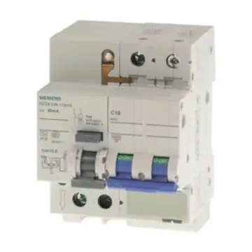 SIEMENS 5SU9 Miniature Residual Current Circuit Breaker, 5SU9326-1CN16 (AC 30MA 2P 6KA C16) 5SU93261CN16