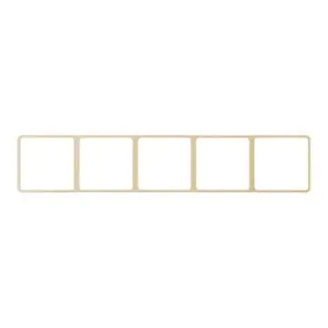 SIEMENS 5-piece frame, 5UH11165NC03 Sun Gold Zita Series