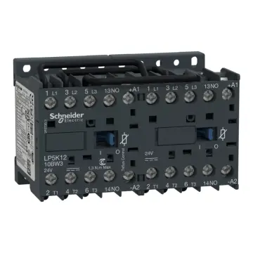 LP5K1210BW3 reversing Contactor TeSys K 3P 440V 12A 1NO 24V DC