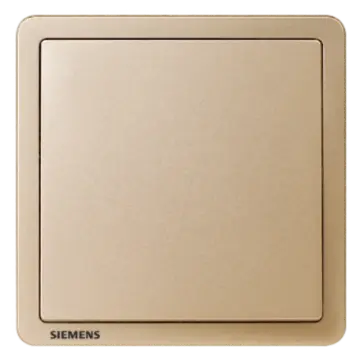 SIEMENS 10AX Single-pole single-throw switch, 5TA14113NC03, Sunrise Gold, Adela Series