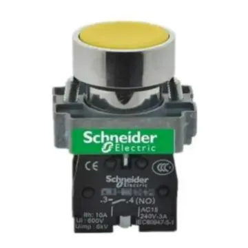 Schneider XB2 flat-top button, XB2BA51C (ZB2BZ101C+ZB2BA5C)