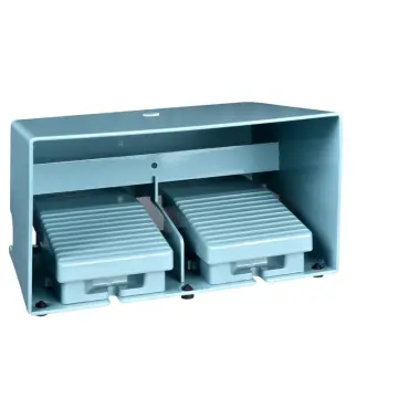 XPEM3110D Harmony XPE Double foot switch metal blue 2 NO+NC IP66