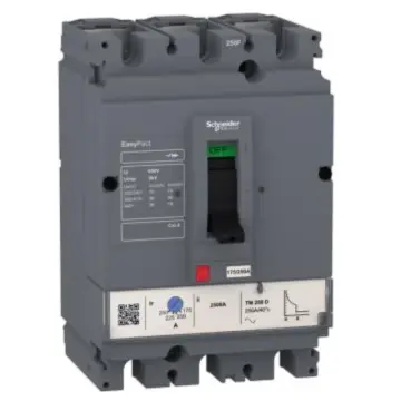 Schneider Electric Fixed Molded Case Circuit Breaker 36KA, LV525332 CVS250F TM200D 3P3D