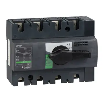 28909 switch disconnector Compact INS100 100A 4 poles