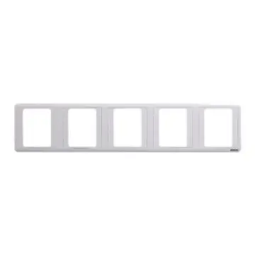 SIEMENS Vision Series Five-Piece Bezel, 5TG05051CC1 Elegant White