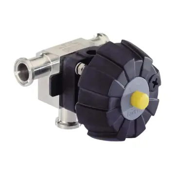 Burkert T-type diaphragm valves, models 3234 and 2032.