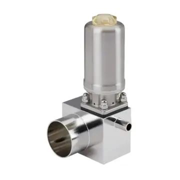 Burkert T-type diaphragm valve.