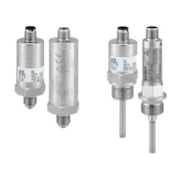 Burkert pressure and temperature sensors via CANopen or IO-Link