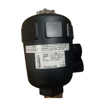 Burkert 2000 pneumatic angle seat valve distributor Burkert drain valve now available