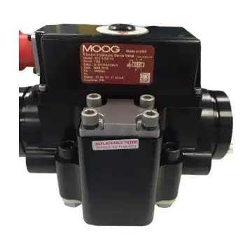 MOOG electro-hydraulic servo valve MOOG-072-1202-10 .