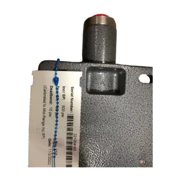 SOR differential pressure switch, originally manufactured in the USA.