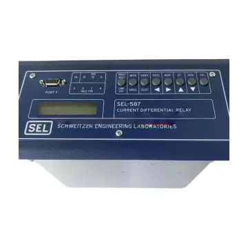 American SEL-587 microprocessor-based protection device differential relay