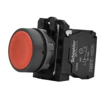 Schneider Electric, red flathead, XB5AA42C (ZB5AZ102C+ZB5AA4C) 1NC