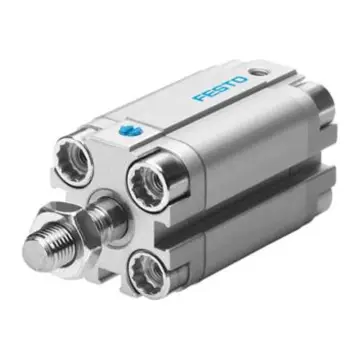 Festo compact cylinder, AEVU-12-10-A-P-A, 156977, single-acting basic type, piston rod with external thread.