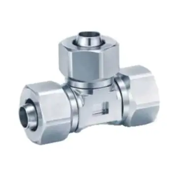 SMC recessed pipe fitting, KFG2T0806-00 T type