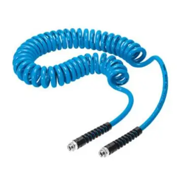 Festo PU spiral tubing, PUN-10X1,5-SG-2,4-BL-1/4, 533463 Φ9.5×Φ6.4×2.4M, blue.
