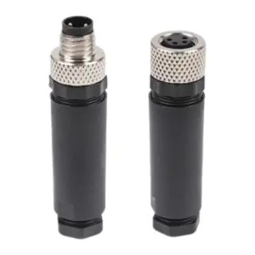 BAUMER straight M8 connector, shielded, ESG 32SH0500G, 3-pin, 5 meters/piece