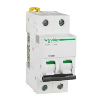 Schneider Electric miniature circuit breaker, IC65N 2P C20A A9F18220