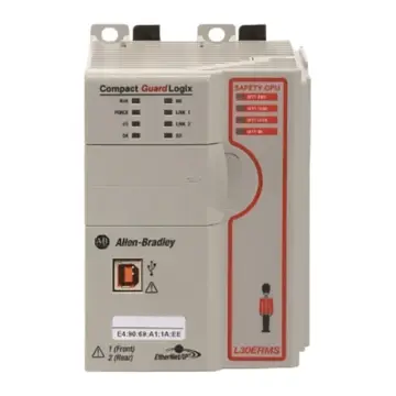 ALLEN BRADLEY-ROCKWELL CompactLogix 5370 L3 Controller 1769-L38ERMSK 1 unit