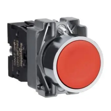 Schneider Electric button, XB2BA41C = ZB2BA4C + ZB2BZ101C.