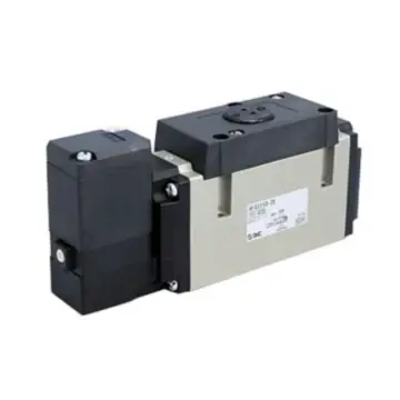 SMC VFS pilot-operated solenoid valve, VFS3110-5EB, side piping, gap seal, non-insertion type, 2-position 5-way single solenoid valve.