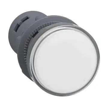 XA2EVM1LC Monolithic pilot light plastic white 22mm 220-230V AC
