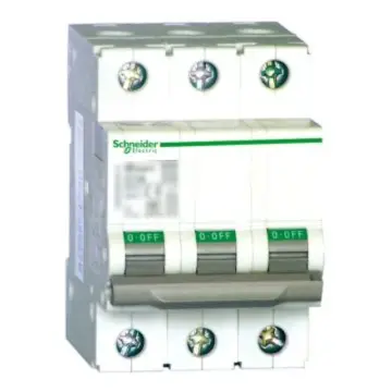 Schneider Electric Osmart 3P 10A Type C Miniature Circuit Breaker, OSMC65H3C10