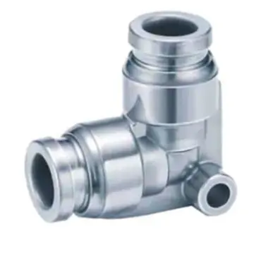 SMC SUS316 quick-connect fitting, KQG2L10-00 bend