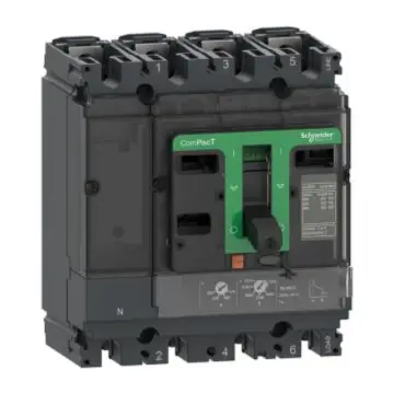 Schneider Electric NSX molded case circuit breaker, C10N6TM032 NSX100N 50kA AC 4P3D 32A TMD