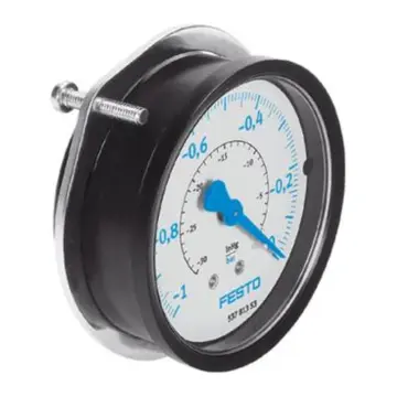 Festo vacuum pressure gauge, FVAM-63-V1/0-G1/4-EN, 537813 G1/4, -1 to 0 bar