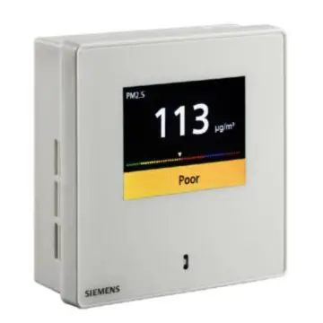SIEMENS Indoor Fine Particle Sensor with Display, QSA2700D
