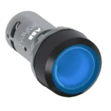ABB CP series flat-top button with illuminated plastic ring, CP1-11L-10 10158844