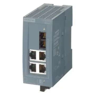 SIEMENS SCALANCE XB004-1 Unmanaged Industrial Ethernet Switch, 6GK5004-1BD00-1AB2