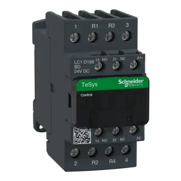 LC1D188BDC LC1D188BD TeSys D contactor 4P 32A 24VDC coil