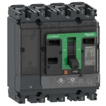 Schneider Electric NSX molded case circuit breaker, C25F6TM250 NSX250F 36kA AC 4P3D 250A TMD