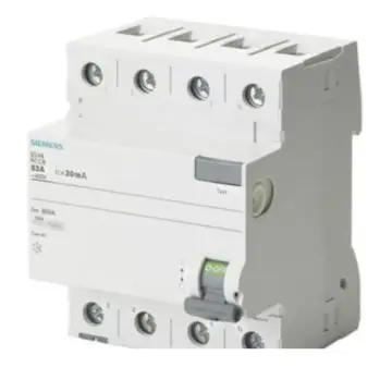 SIEMENS 5SV4 residual current circuit breaker, 5SV4314-0 5SV43140
