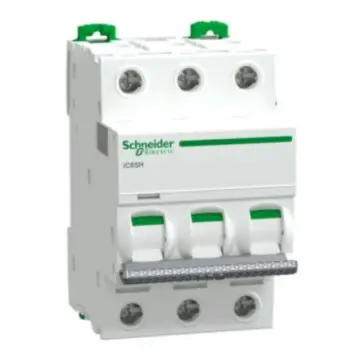 Schneider Electric miniature circuit breaker, Pro iC65H 3P B1AA91HB301, can replace A9F27301.