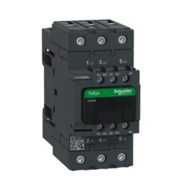 Schneider Electric TeSys D series three-pole AC control contactor, LC1D65AM7C 65A, 220V, three-pole