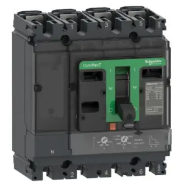 Schneider Electric NSX molded case circuit breaker, C25H6TM250 NSX250H 70kA AC 4P3D 250A TMD