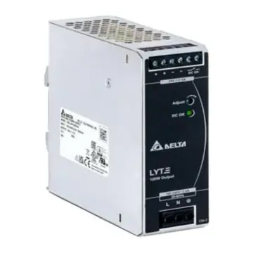 Delta Industrial Power Supply Switching Power Supply, DIN Rail Type, with DC Relay Dry Contact, DRL-24V120W1AS DIN Rail Type Power Supply, 24V120W, with DC Relay Dry Contact