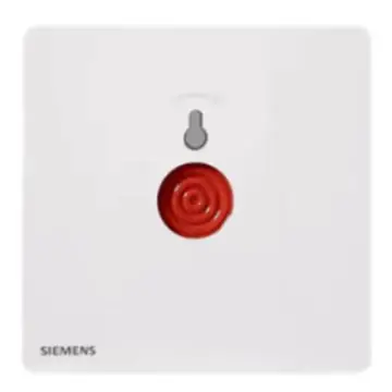 SIEMENS Alarm Switch (DC = 36V 1A), 5TA31513NC01 Fog White, from the Huichen Acus series.