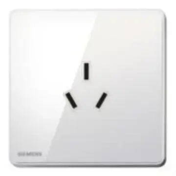 SIEMENS Elite Series 16A Three-Pole Socket, 5UB81433NC01 (Dazzling White)
